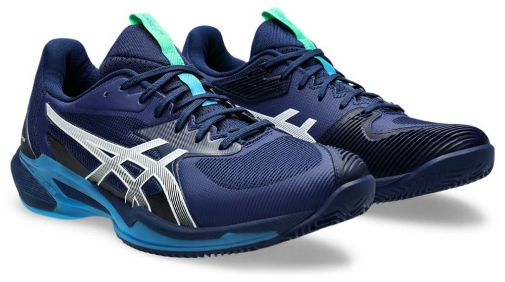 Теннисные кроссовки Asics Solution Speed FF 3 Clay - blue expanse/white