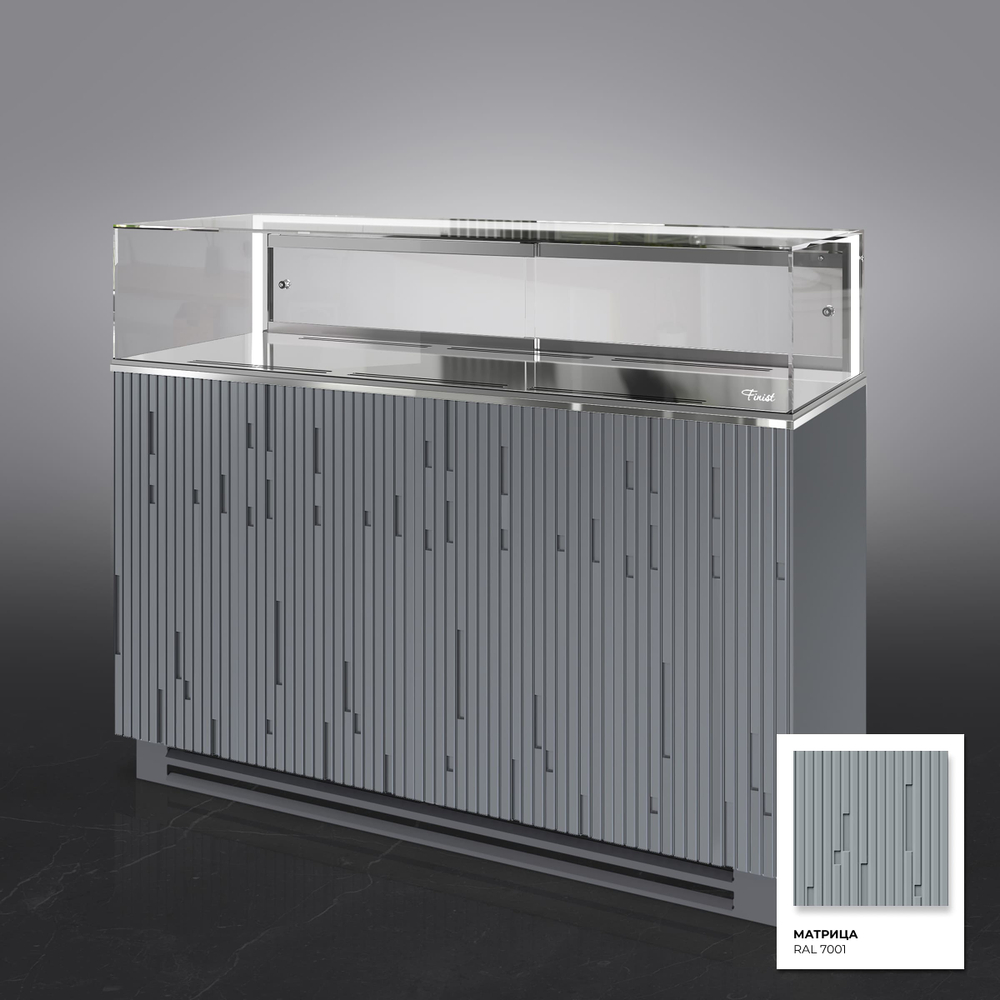 Кондитерская напольная холодильная витрина Finist GLASSIER 58 LUX