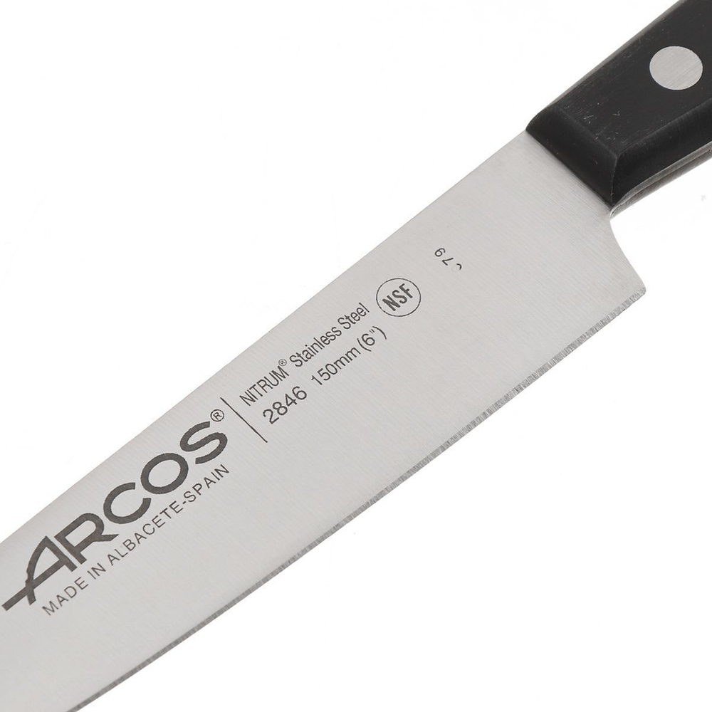 Нож кухонный Arcos, Universal, шеф-нож, нерж сталь, 15 см, рук пласт, 2846-B