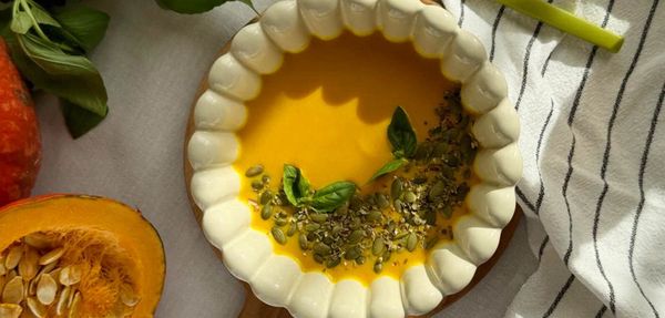 Тыквенный суп-пюре со сливками