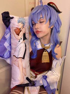 Мини дакимакура Тэцуя Куроко из Баскетбол Куроко арт. M0276, 60х20 см