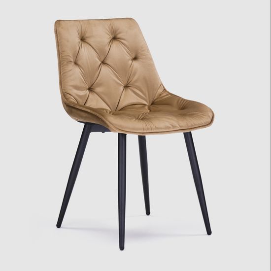 Обеденный стул Vera коричневый велюр Премиум