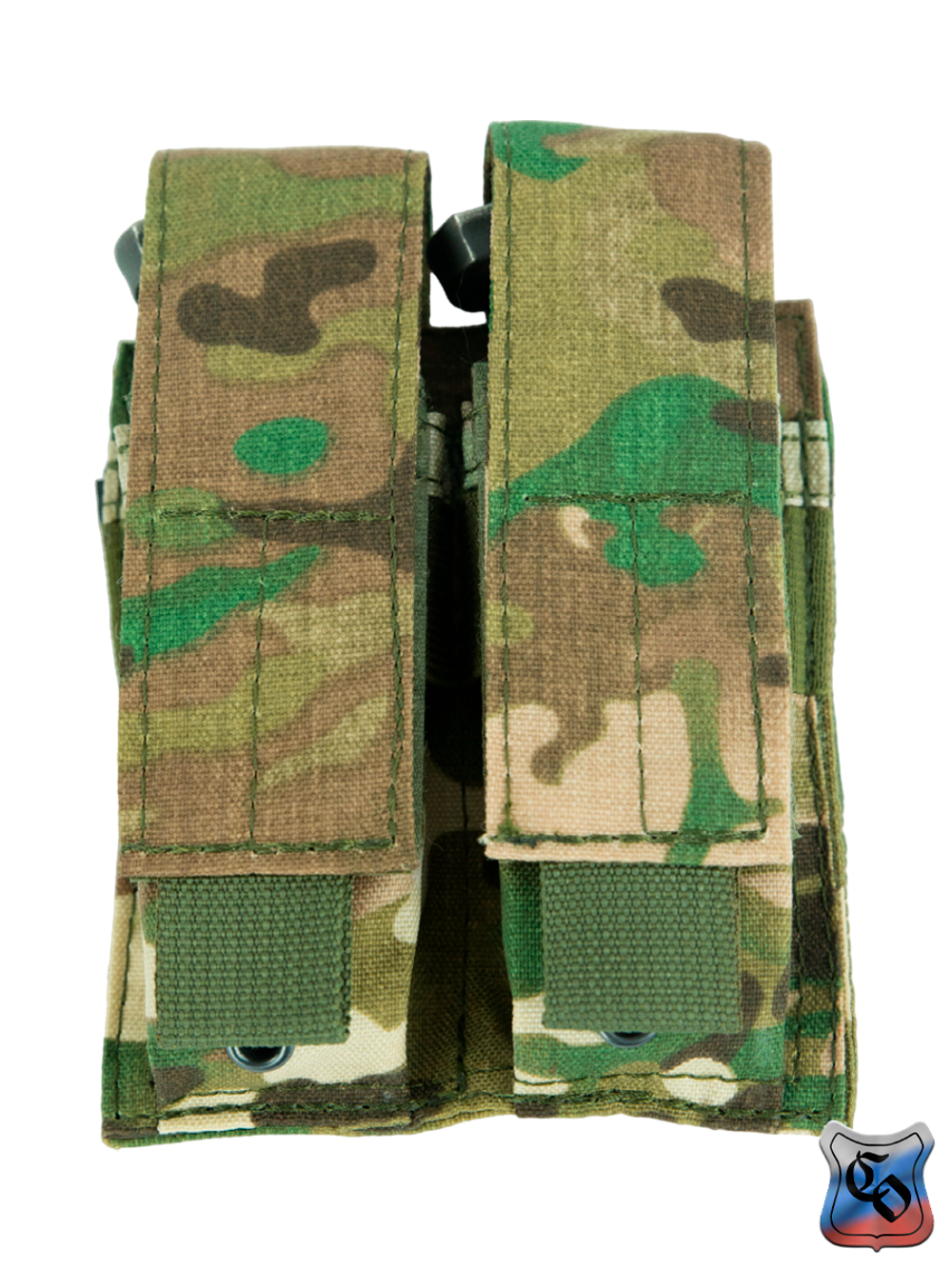 Подсумок SSO ПОБ 2 ПЯ-ГЛОК MOLLE на липучке. Мультикам