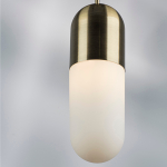 690111 Подвесной светильник RAMO 1х40W E27 БРОНЗА/БЕЛЫЙ