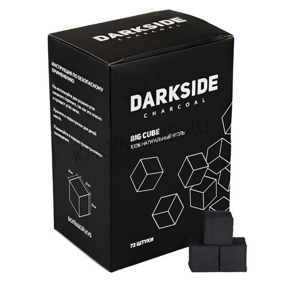 Уголь Darkside 25мм (1 кг) // 10 уп. в кор.