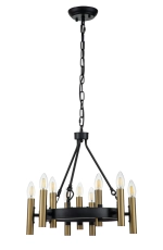 Подвесная люстра Indigo CERO 13009/9P Black V000207