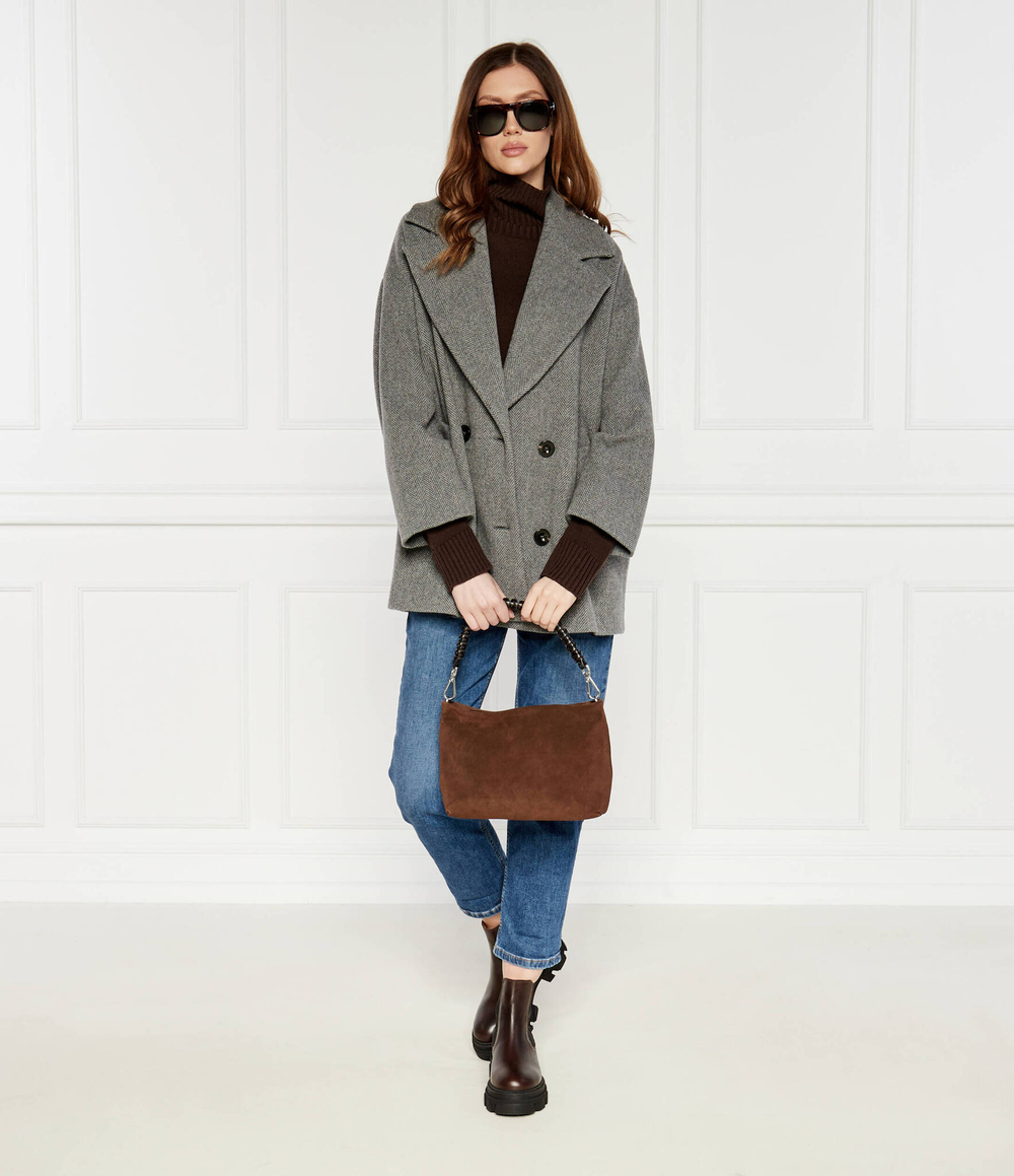 Кожаная сумка через плечо GIANNI CHIARINI - коричневый(BS 8265 CM-PL)