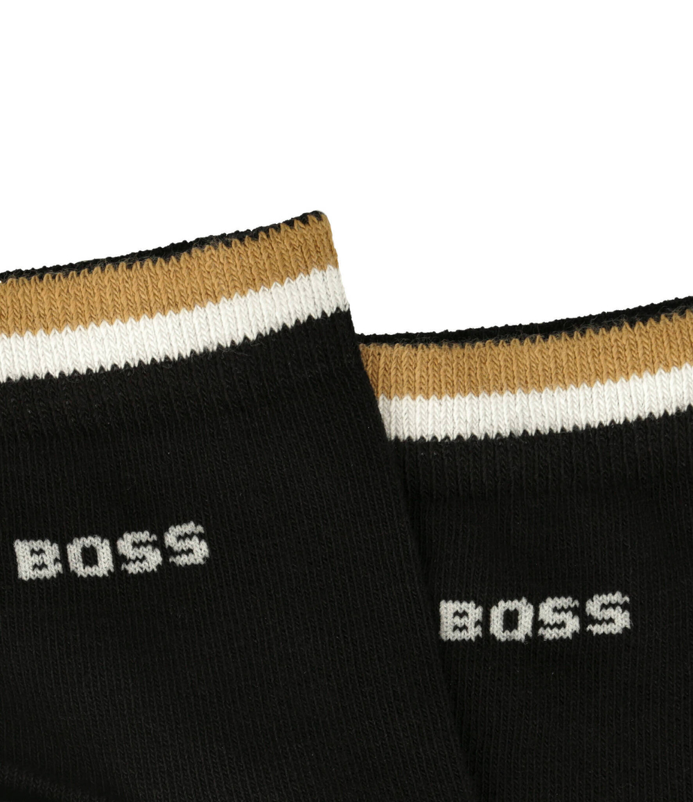 Носки 2 пары 2P SH Stripe CC BOSS BLACK - черный(50491195)