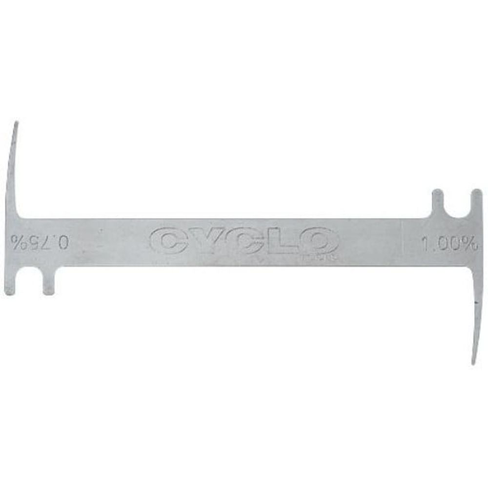 Цепеметр CYCLO, механ. индикатор 0,75/1% износа, серебро (7-07902)