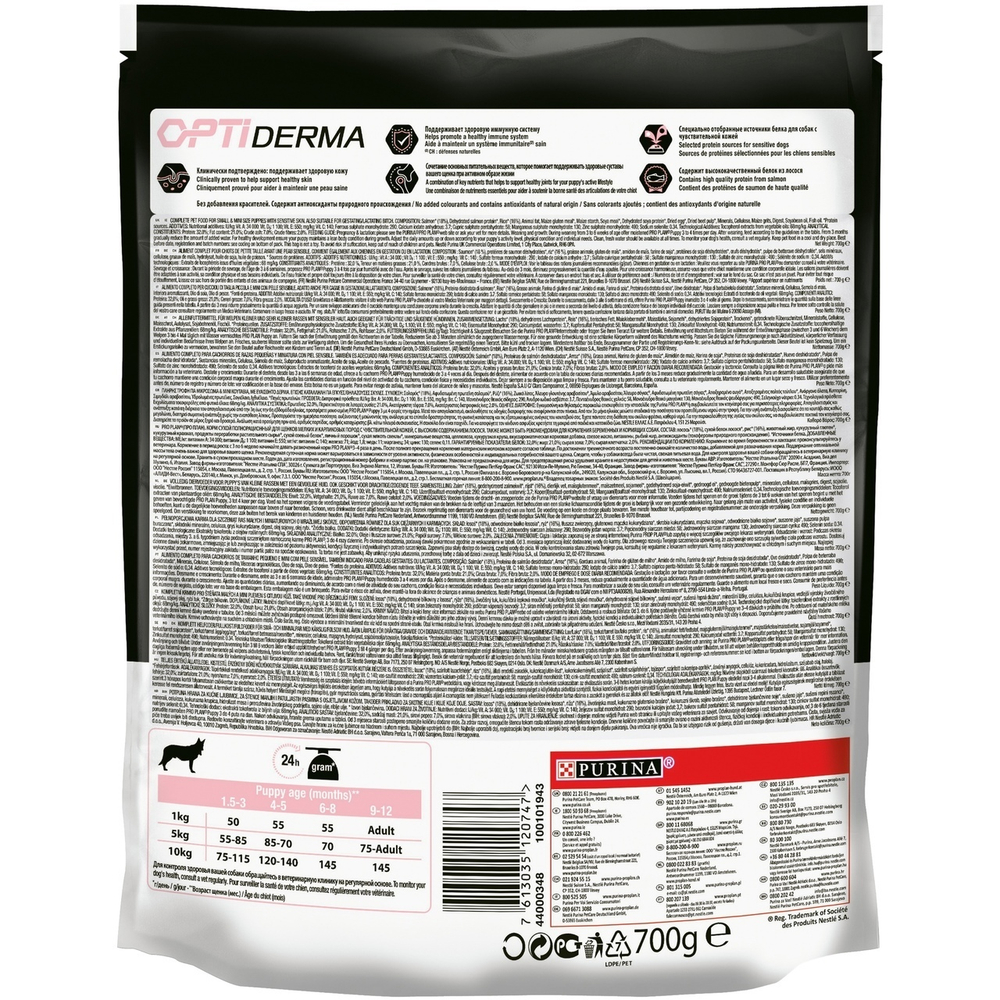 ProPlan Сухой корм для щенков мелких пород с чувствительным пищеварением с Лососем