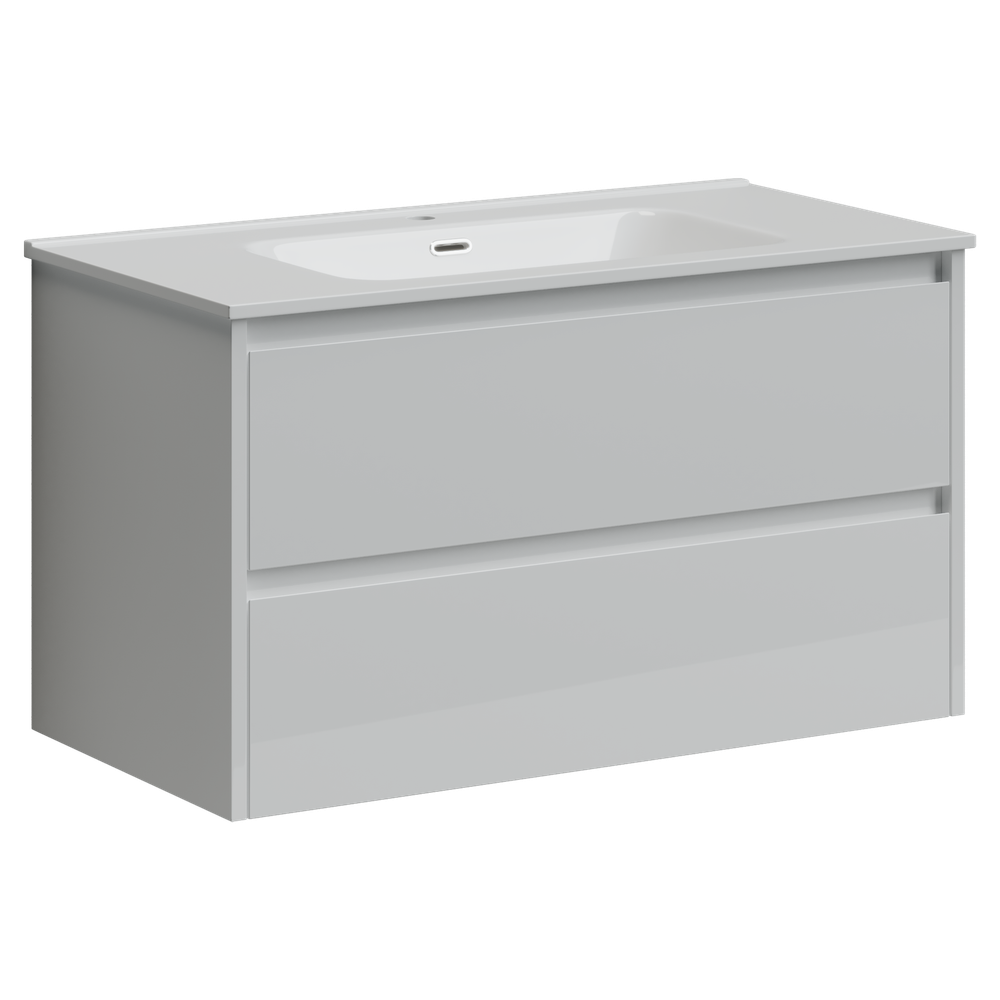 Тумба с раковиной Sancos Libra, 89 см., эмаль белый, LB90W