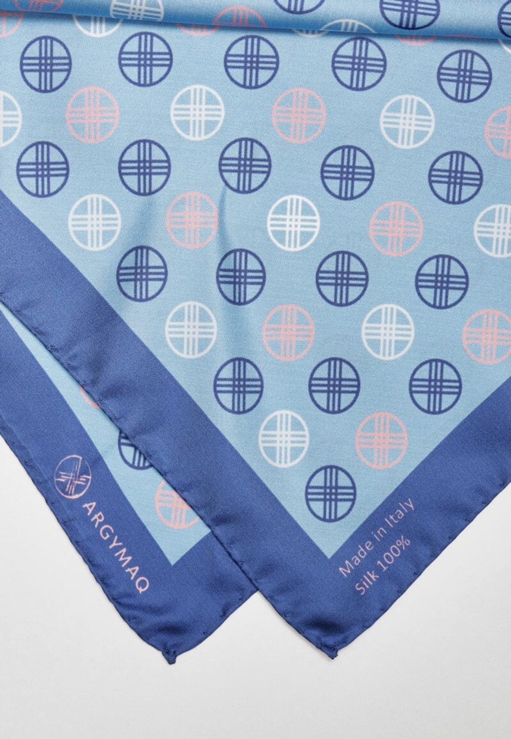 Шелковый платок SHANYRAQ BLUE 70x70