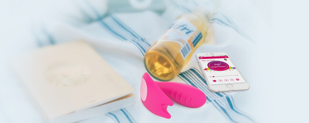 Вагинально-клиторальный стимулятор Magic Motion Eidolon с подключением к смартфону (перезаряжаемый) (Цвет: розовый)