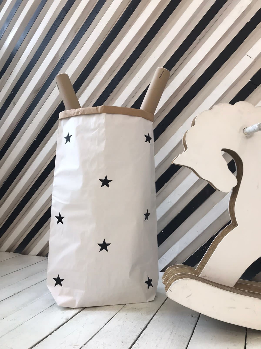 Эко-мешок размера L (75*50 см) ЗВЁЗДЫ