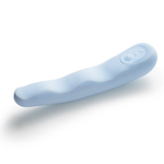 Голубой вибратор iroha Fit Minamozuki - 17,7 см. (Цвет: голубой)