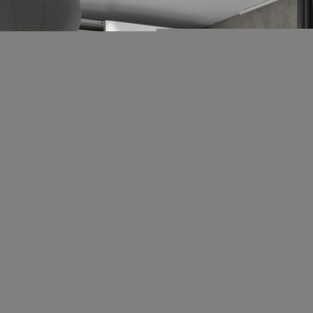 Шкаф-купе PAX HASVIC IKEA комбинация с 4 полками (белый)  230*50*220