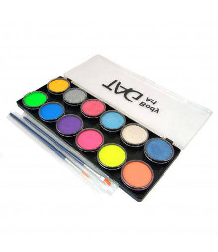 Аквагрим TAG Набор неон+перламутр 12*10гр