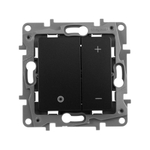 Диммер нажимной универсальный LED 400Вт без нейтрали - антрацит ETIKA Legrand