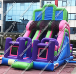 Батут-горка "Двойной эффект 3" 9*4*6 м