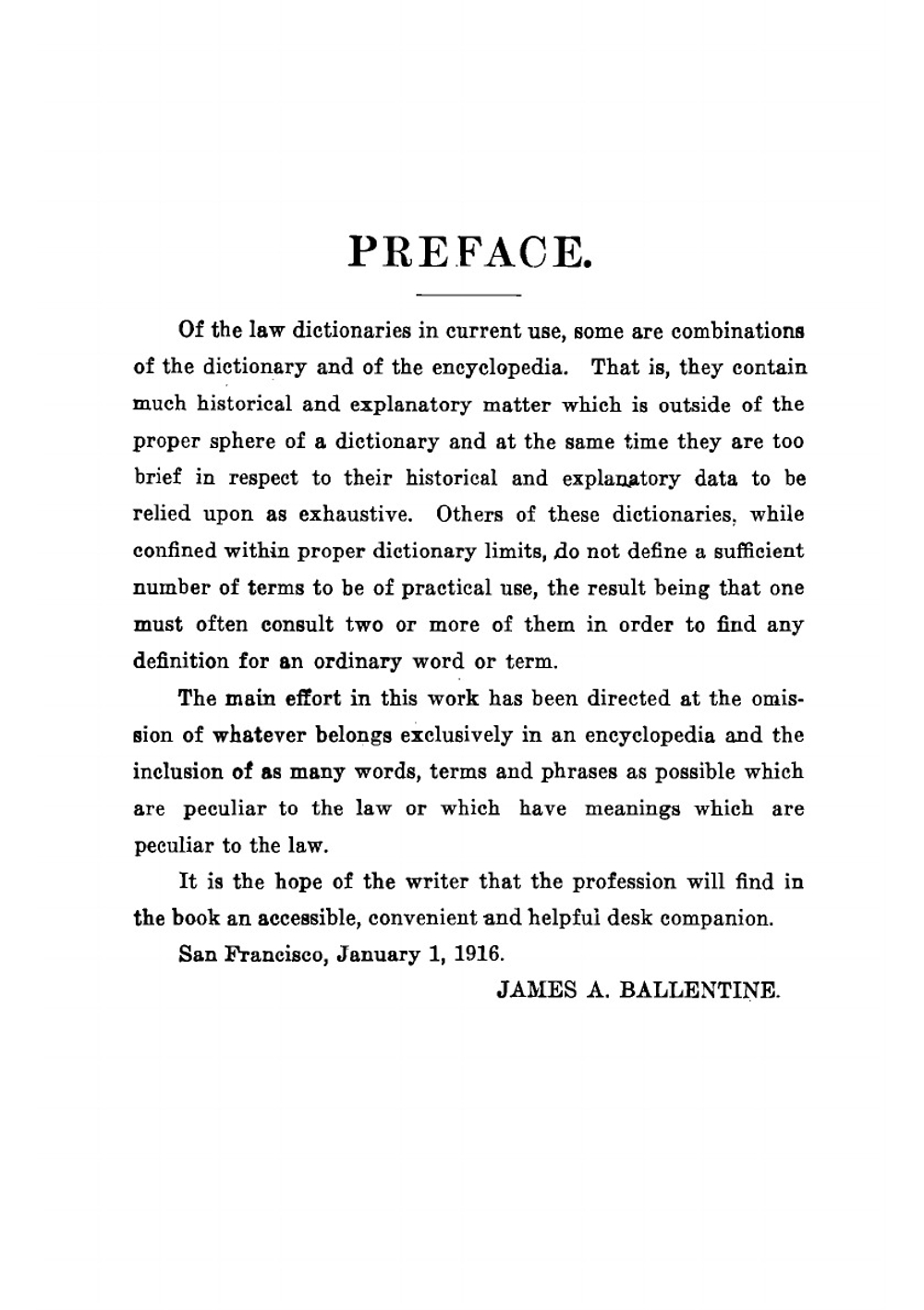 A Law Dictionary of Words, Terms, Abbreviations and Phrases which are . | James Arthur Ballentine