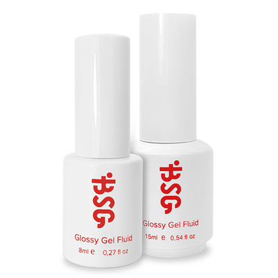 BSG glossy gel fluid - базовый гель для проблемных ногтей 20 мл