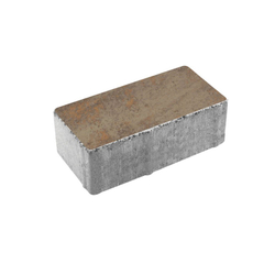 Тротуарная плитка ПРЯМОУГОЛЬНИК 200x100 мм - Листопад гладкий Клен