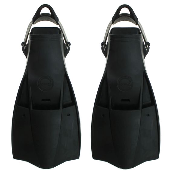 Ласты с открытой пяткой Aquatec Jet Fin черный