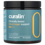 CuraLife, CuraLin улучшенная поддержка уровня глюкозы, 90 капсул