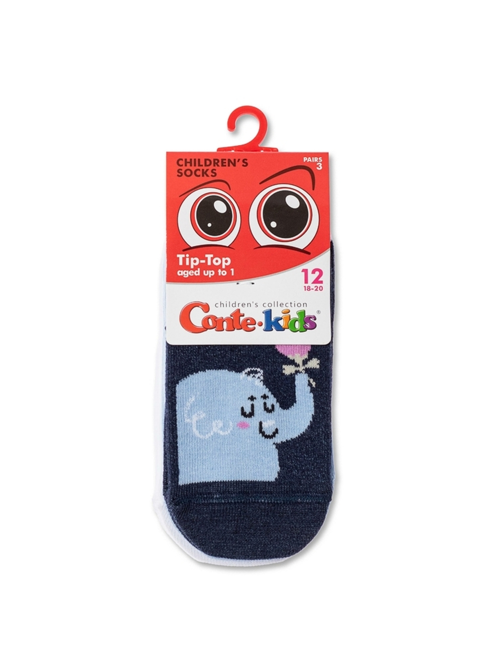 CONTE-KIDS TIP-TOP (3 пары) Хлопковые носки