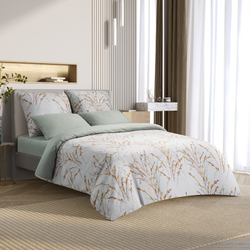 Комплект постельного белья Harmonica 1.5 сп САТИН "Версилия" (нав. 70х70 или 50х70)