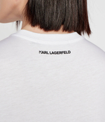 Футболка rhinestone Karl Lagerfeld - белый(241W1713)