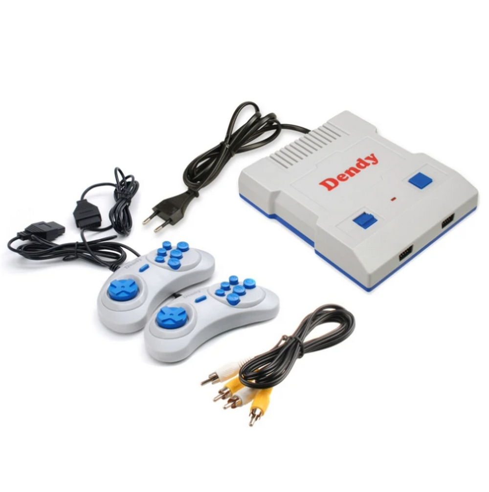 8 битная игровая приставка Dendy Junior (+300 встр. игр)