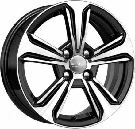 K&K KC777 6x15 4x100 ET 48 Dia 54.1 (алмаз черный)