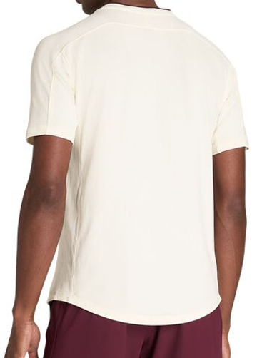 Мужская теннисная футболка Wilson Serve Out - sandrift