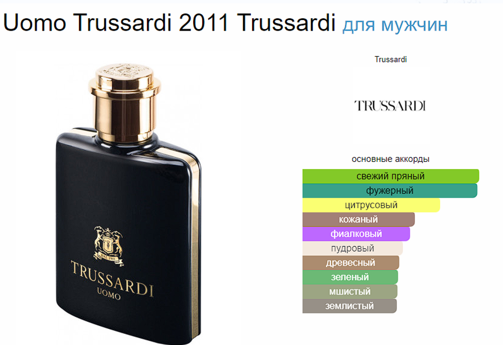 Trussardi UOMO 2011 100 ml (duty free парфюмерия)