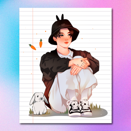 Арт принт / art.lior / BTS / Чонгук #3