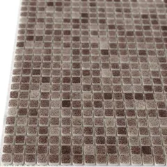 STP-BG024-10 Плитка-мозаика из стекла Steppa Natural бежевая коричневая