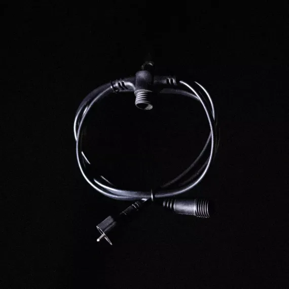 Комплект подключения с 1 коннектором 24V., 1м., провод черный ПВХ, Beauty led (SLL1-11-1)