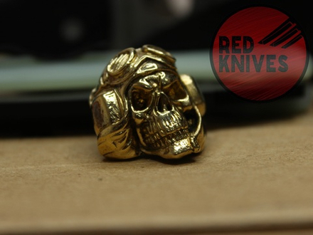 Бусина темлячная "Танкист", латунь