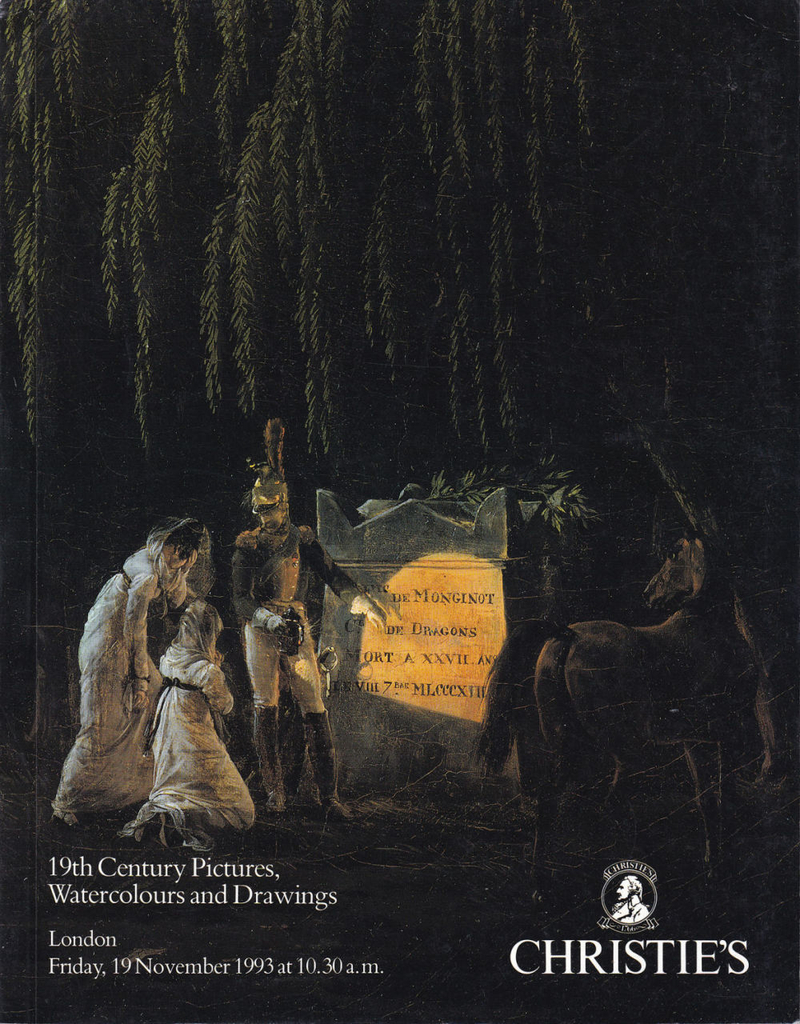 Каталог аукциона Christie’s, Лондон, Живопись, акварели и графика XIX века от 19 ноября 1993 года