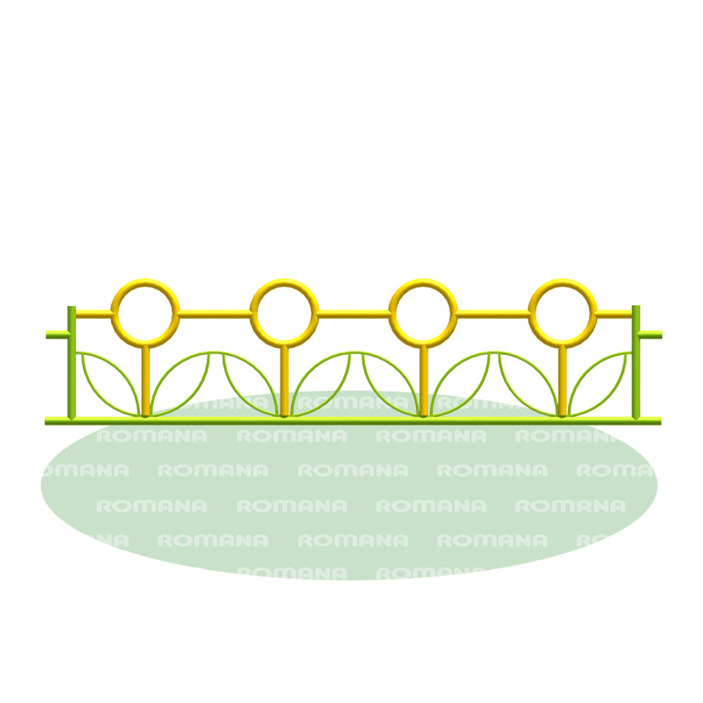 Ограждение металлическое Romana 303.04.00