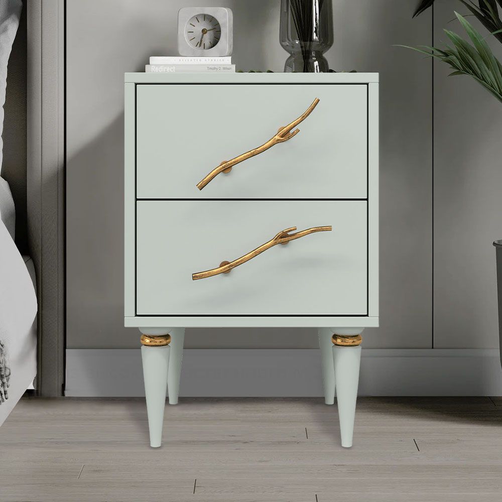 Тумба Арт Колор matte Классик Голд Серый дым матовый