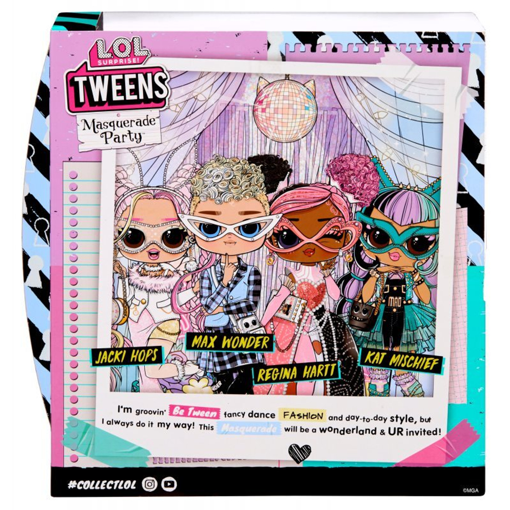 LOL SURPRISE - LOL Tweens Masquerade Party Max Wonder Teen Doll 584131