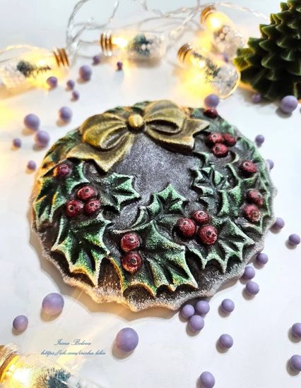 Пряничная форма Рождественский венок