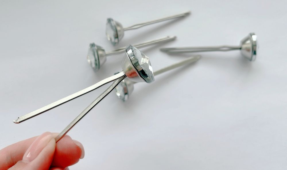 Стразы 22 мм на двойной ножке