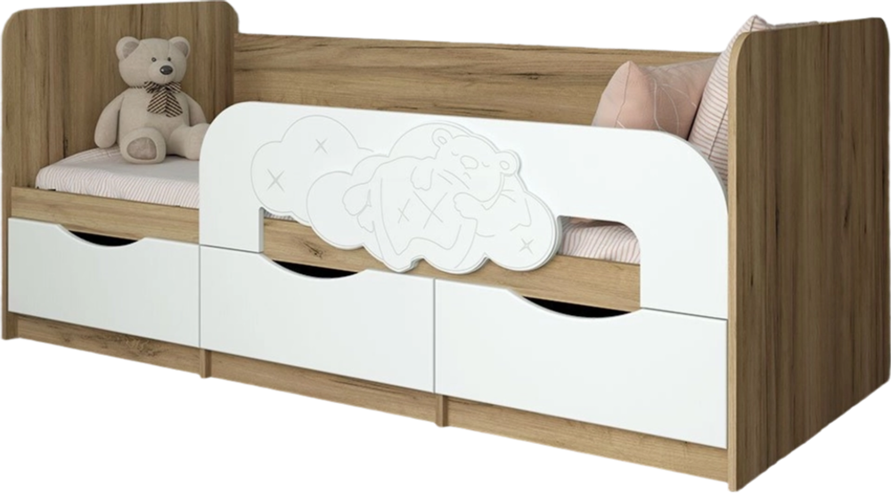 Кровать Мишки на облаке 1860