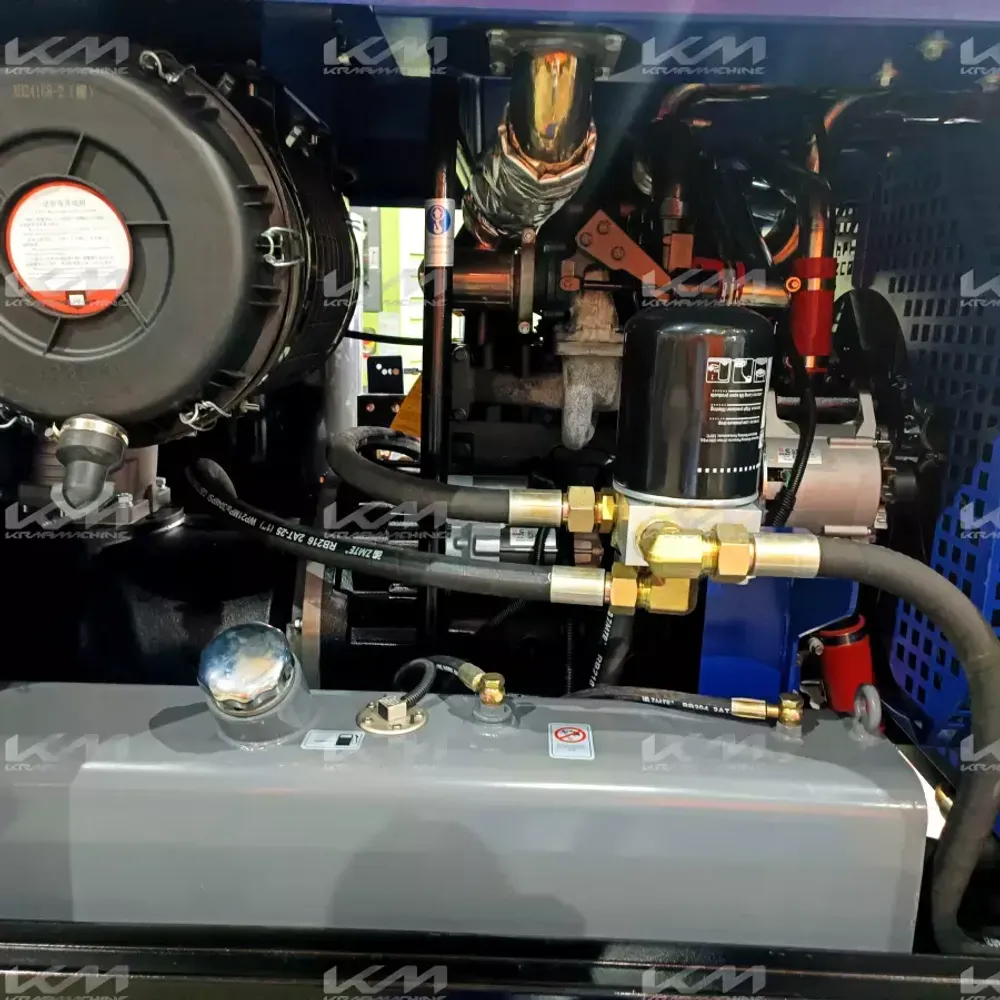 Дизельный винтовой компрессор КМ-5/8-ВДШ KraftMachine
