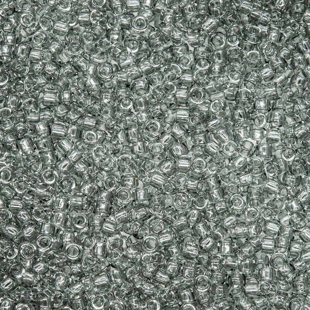 Японский бисер TOHO Round 15/0 (№9), прозрачный