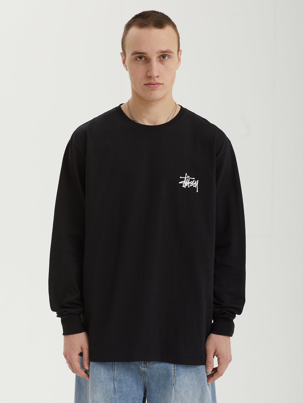 Мужской Лонгслив Basic Stussy