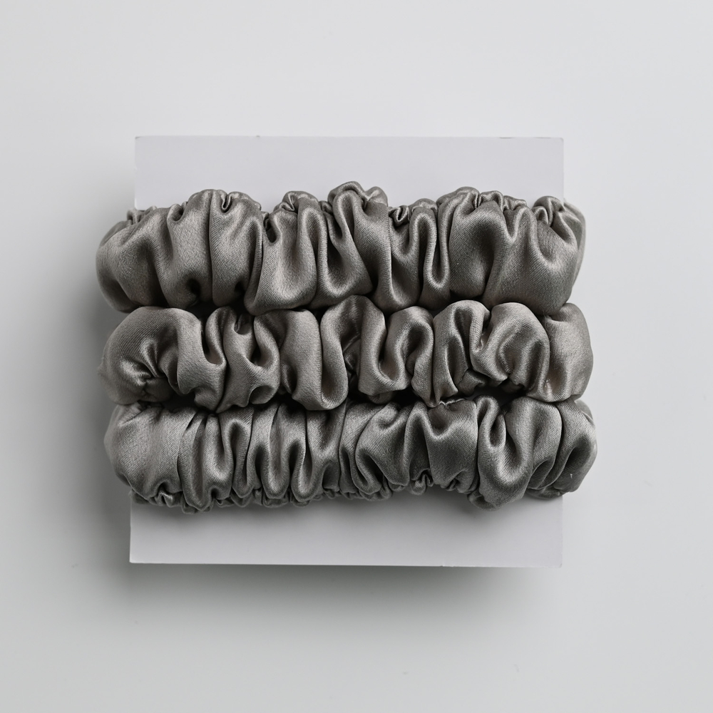 Набор резинок для волос "Medium" серый